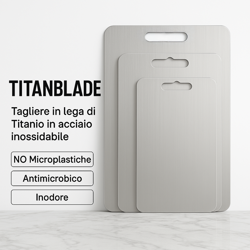 TitanBlade – Tagliere in Titanio