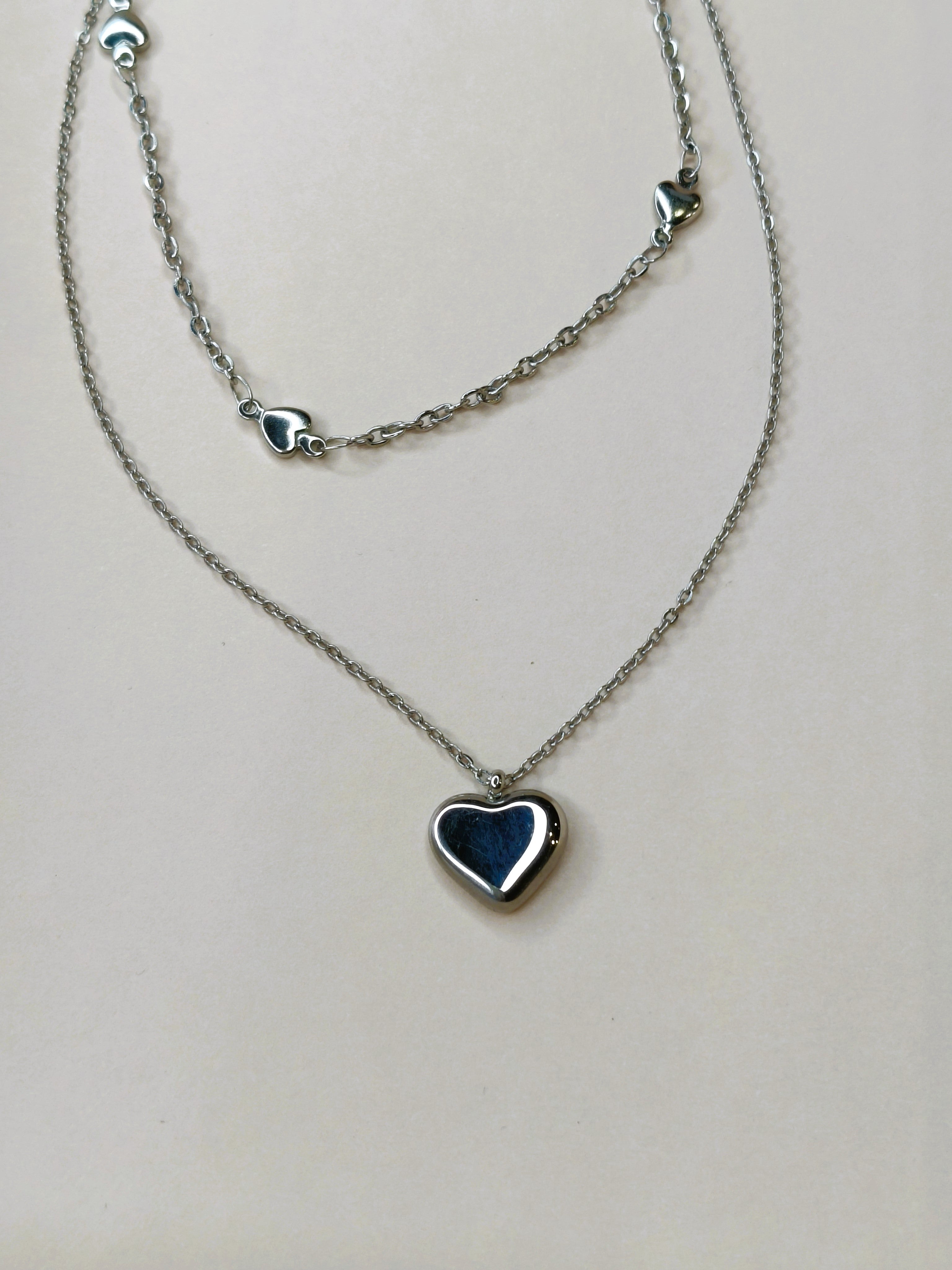 Collana Cuori Silver